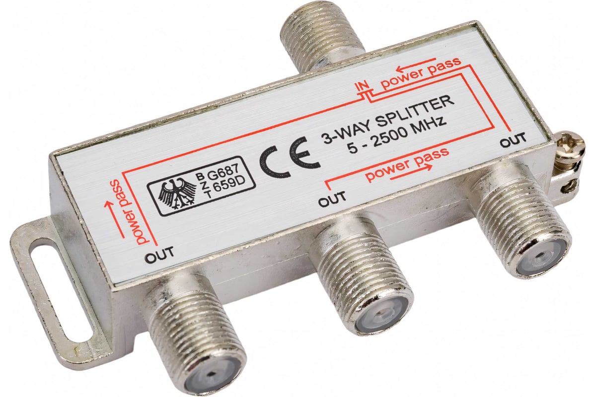 Делитель на 3 Ripo TV под F разъемы 5-2500 MHz
