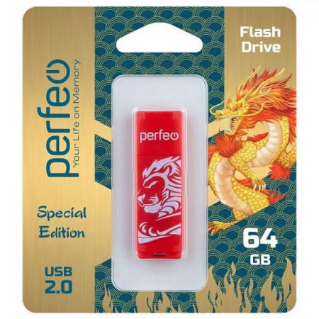 Perfeo USB 64GB C04 Red Lion