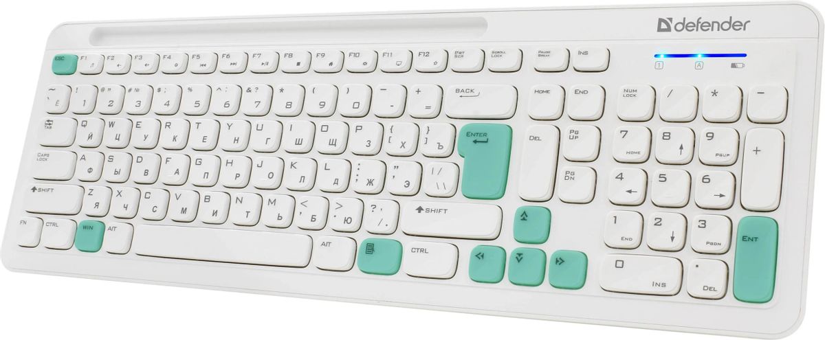 Комплект (клавиатура+мышь) Defender Cerrato C-978, USB, беспроводной, белый <45978>