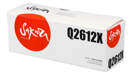 Картридж Sakura SAQ2612X для HP LJ 1010/1020/1022/3015