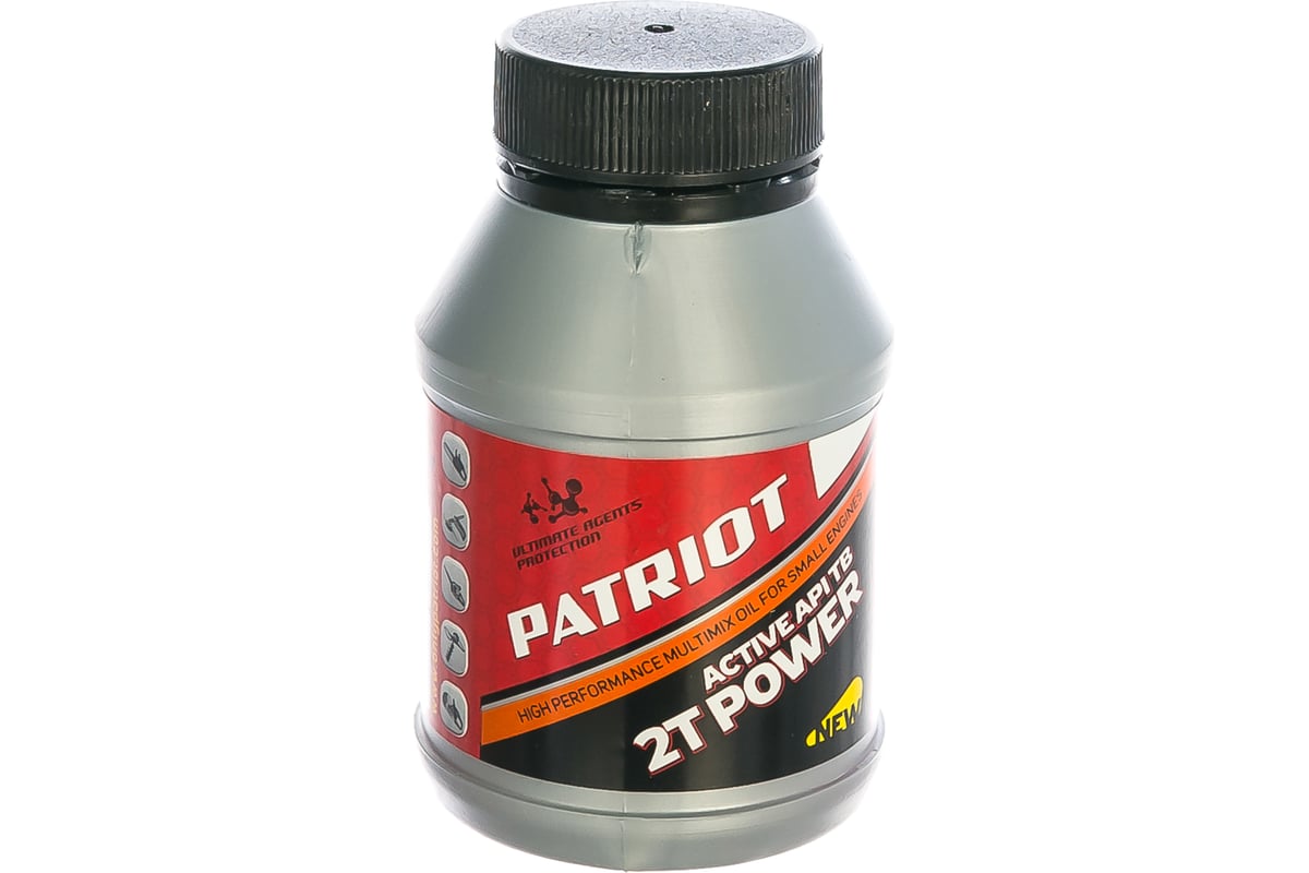 Масло минеральное PATRIOT POWER ACTIVE 2T 100 мл.