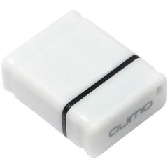 Флешка 16 ГБ USB 2.0 Qumo QM16GUD-NANO-W, белый
