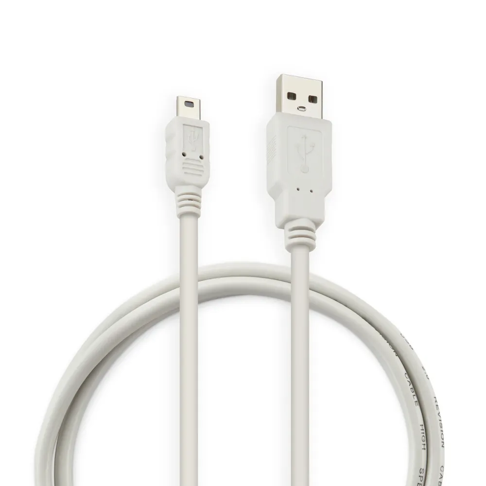 Кабель Buro USB2.0-M5P-1 USB A(m) mini USB B (m) 1м серый