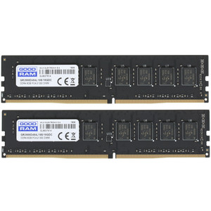 Модуль памяти DDR 4 DIMM 16Gb(2x8GB) PC21300, 2666Mhz, GoodRAM (GR2666D464L19S/16GDC)