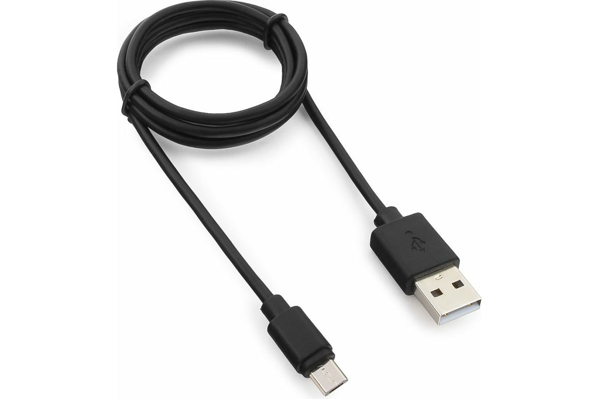 Кабель USB 2.0 A - micro USB 5pin (m-m), 1 м Гарнизон GCC-mUSB2-AMBM-1M