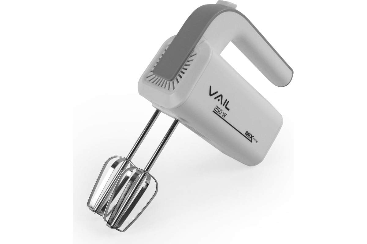Миксер ручной VAIL VL-5608 (серый) 250 Вт