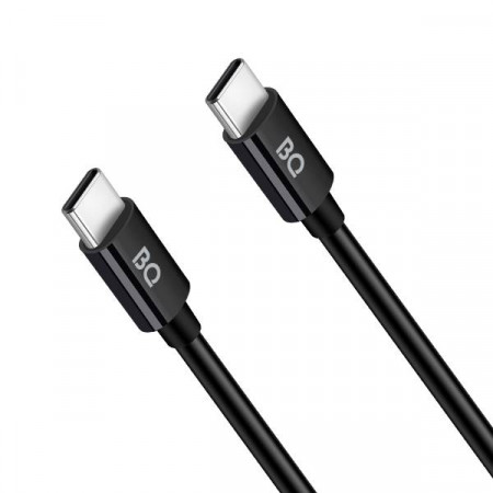 Кабель BQ CС04 Type-C to Type-C 1,2m 3A Black