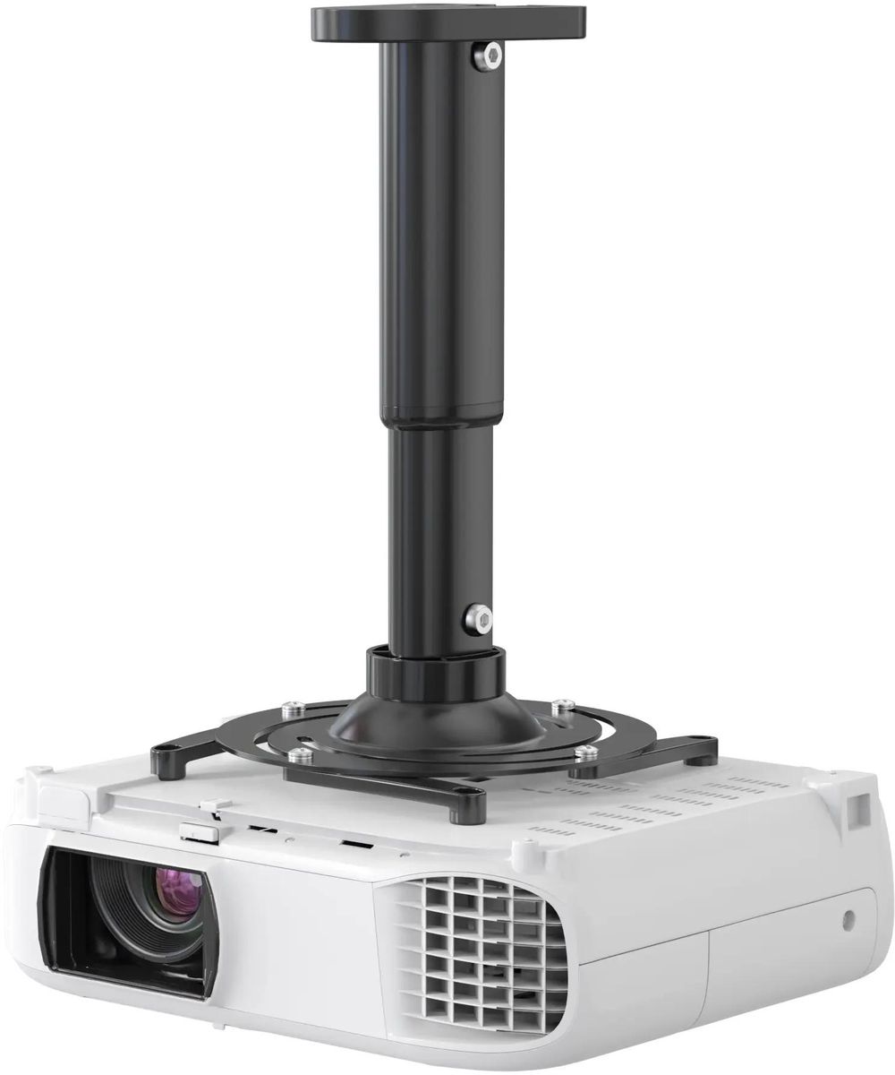 Кронштейн для проектора Cactus CS-VM-PR05M-BK черный макс.10кг настенный и потолочный поворот и накл