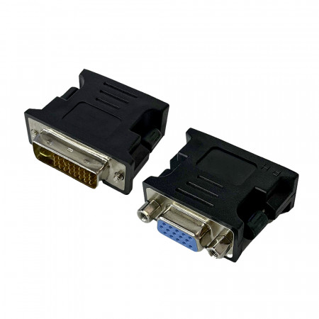 Переходник DVI-I - VGA  24+5М/15F GCR Greenline GCR-CV103