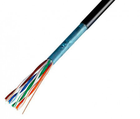 Кабель FTP 5E 4*2*0.5 мм 24AWG медь, внешний, 305м/бухта
