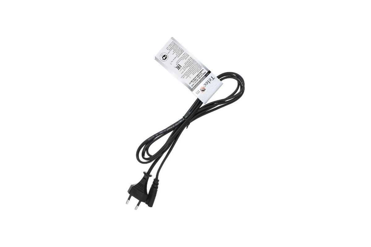 Кабель для аудио-видео техники IEC-320-C7--розетка 220V, 2-pin 1,8m ,черный, Telecom (TP228-1.8-B)