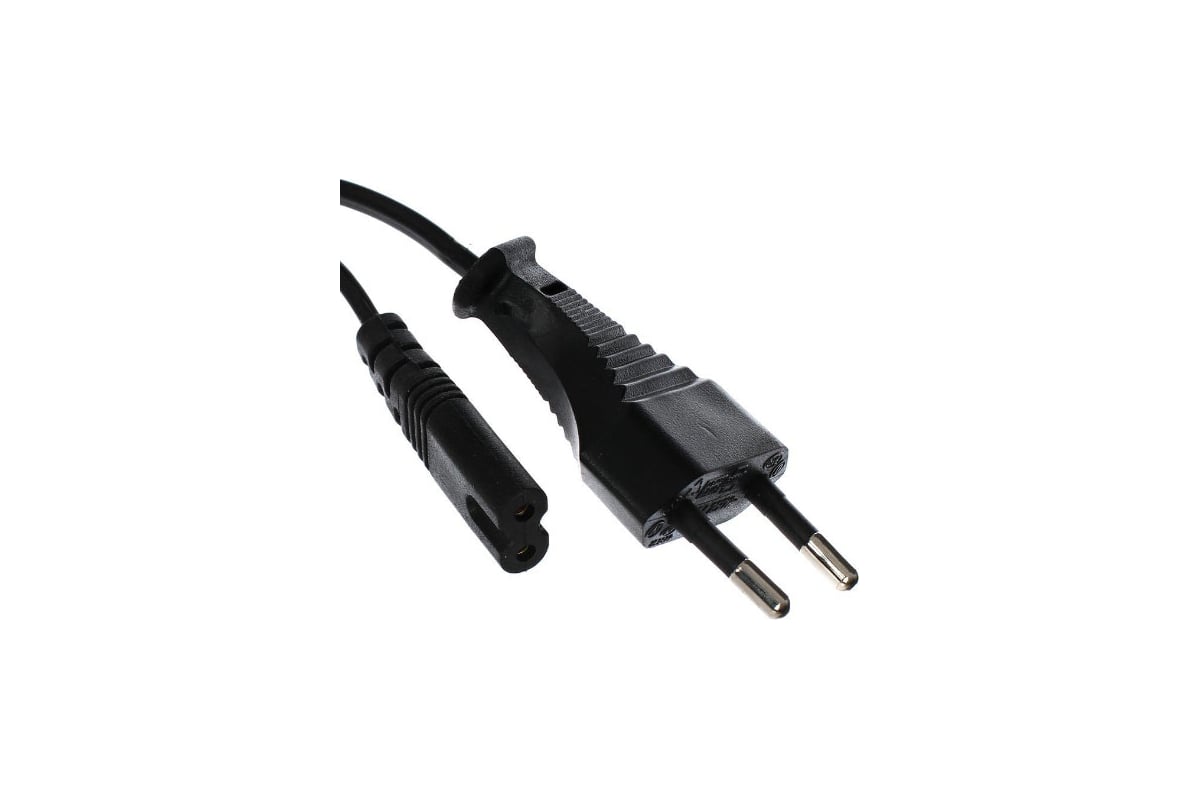 Кабель для аудио-видео техники IEC-320-C7--розетка 220V, 2-pin 1,8m ,черный, Telecom (TP228-1.8-B)