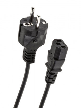 Кабель сетевой EURO (3м) прямой Telecom TP021-3.0-BK