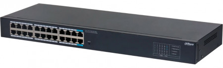 Гигабитный 16-портовый неуправляемый коммутатор Dahua DH-SG1016 16xRJ45 1Gb, коммутация 32 Gbит/с, M
