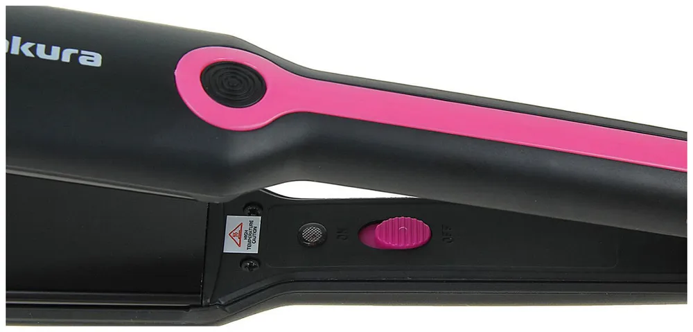 Щипцы Sakura SA-4506P, черный/розовый