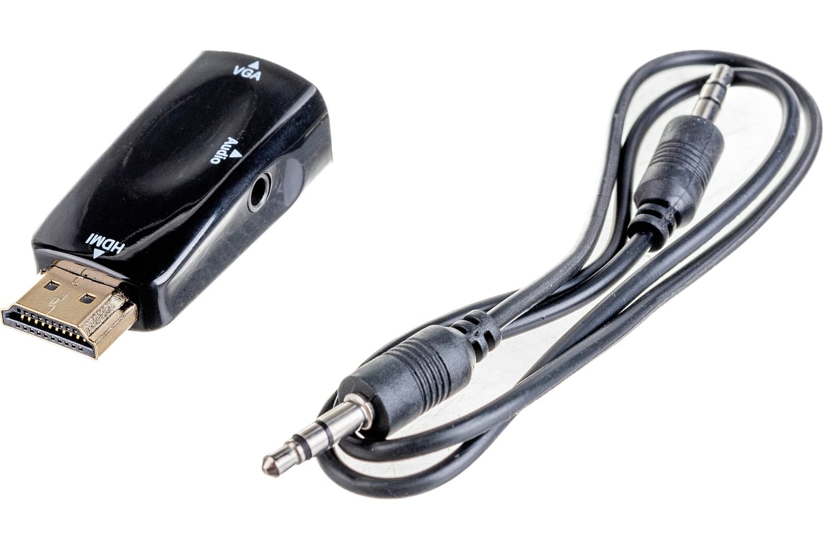 Переходник HDMI-VGA Cablexpert  A-HDMI-VGA-02, 19M/15F