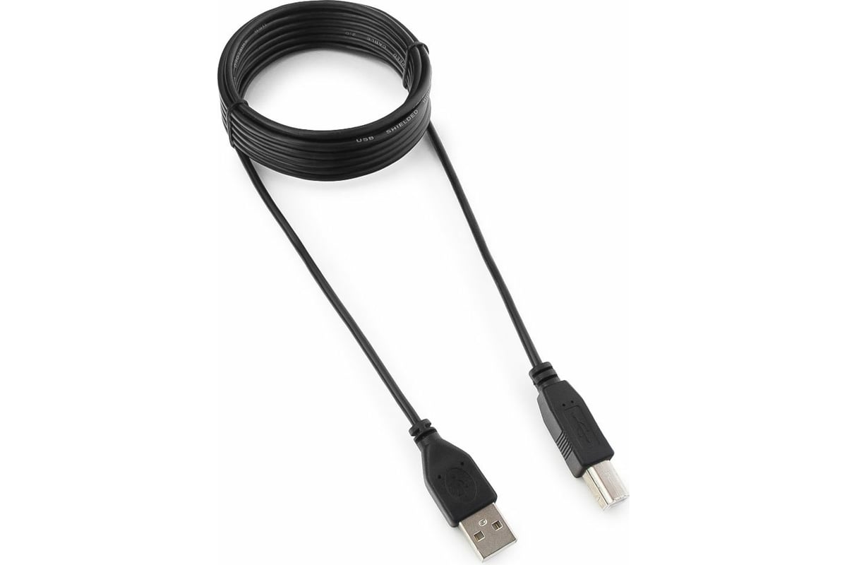 Кабель Гарнизон USB-A -USB-B (GCC-USB2-AMBM-3M) 3 м, черный