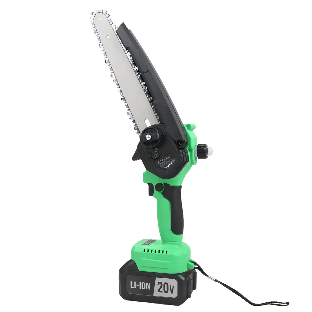 Пила цепная акк ZITREK GreenSaw 20 Extra power  20В, 4,0Ач 6" Li-ion аккум. 1шт, ЗУ  082-1851-1