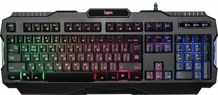 Клавиатура Defender Legion GK-010DL, игровая, RGB подсветка <45010>