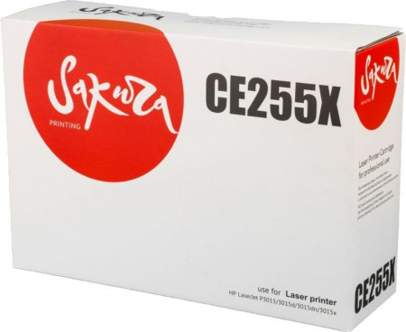 Картридж Sakura SACE255X для HP LJ P3015