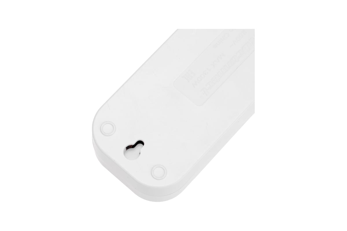 Удлинитель 3 гнезда, 1,5м, 2х0,75мм, б/з, белый PROconnect <13-4205>
