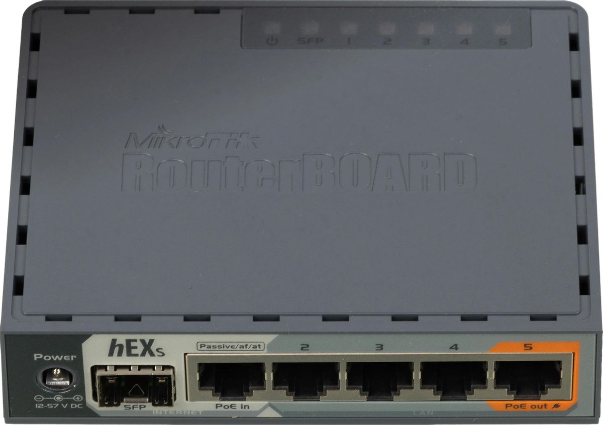 Маршрутизатор MikroTik hEX S (RB760iGS)