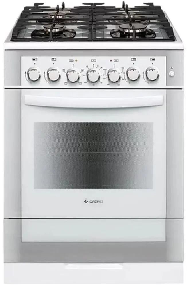 Комбинированная плита GEFEST 6502-02 0042, белый