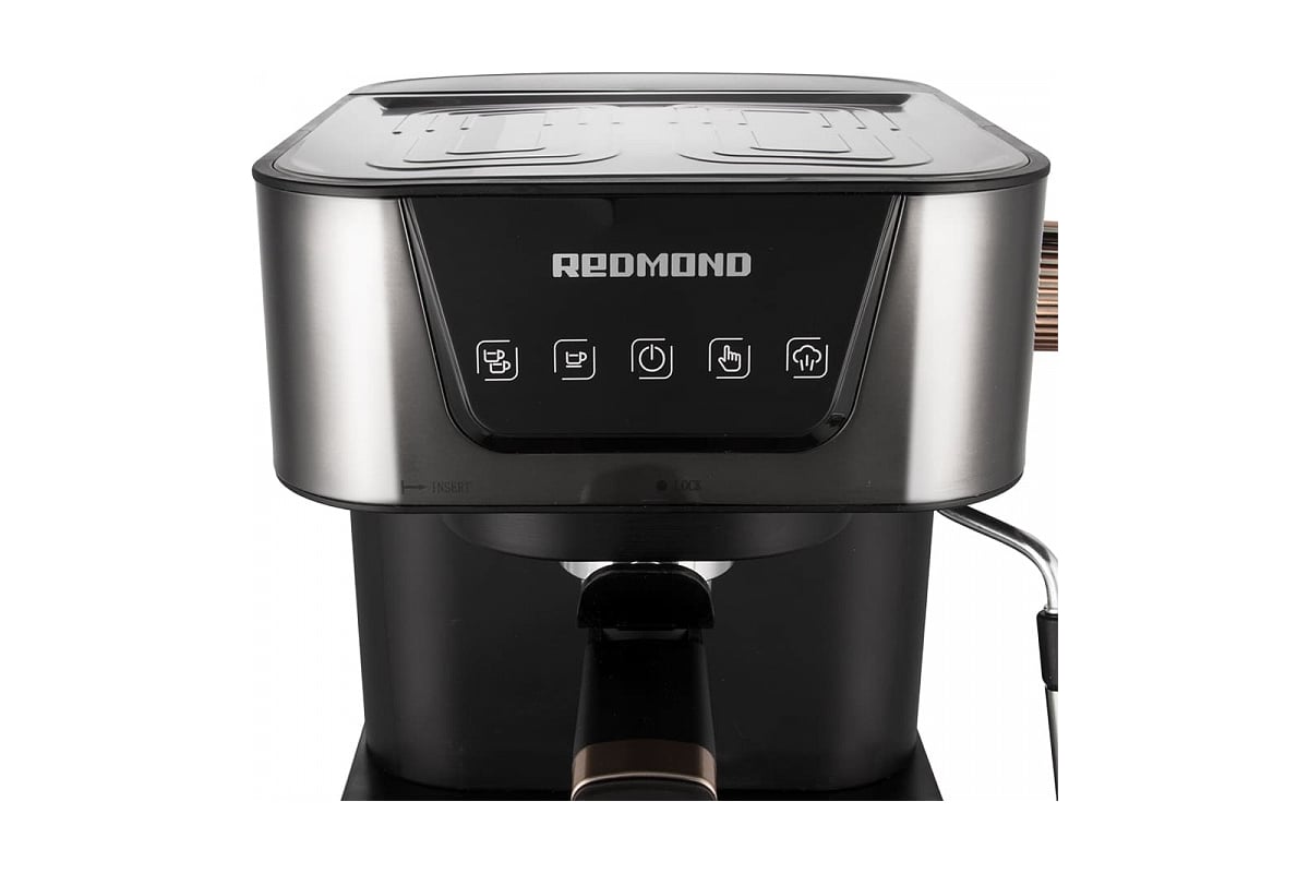 Кофеварка REDMOND RCM-CBM1514, Хром / бронза