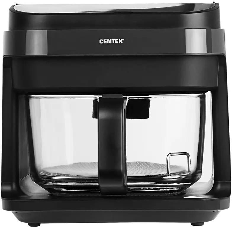 Аэрогриль Centek CT-3101, 5,5 л, 1350 Вт, сенсорное управление, решетка, прокладка, карбон.тэн