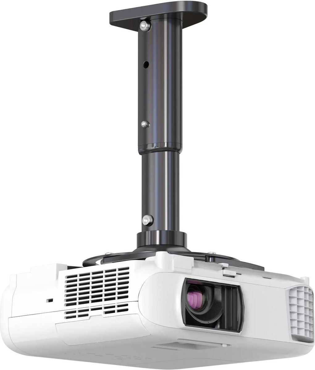 Кронштейн для проектора Cactus CS-VM-PR05M-BK черный макс.10кг настенный и потолочный поворот и накл