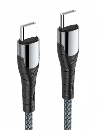 Кабель Type-C-Type-C LDNIO <LC101>, 1м, серый