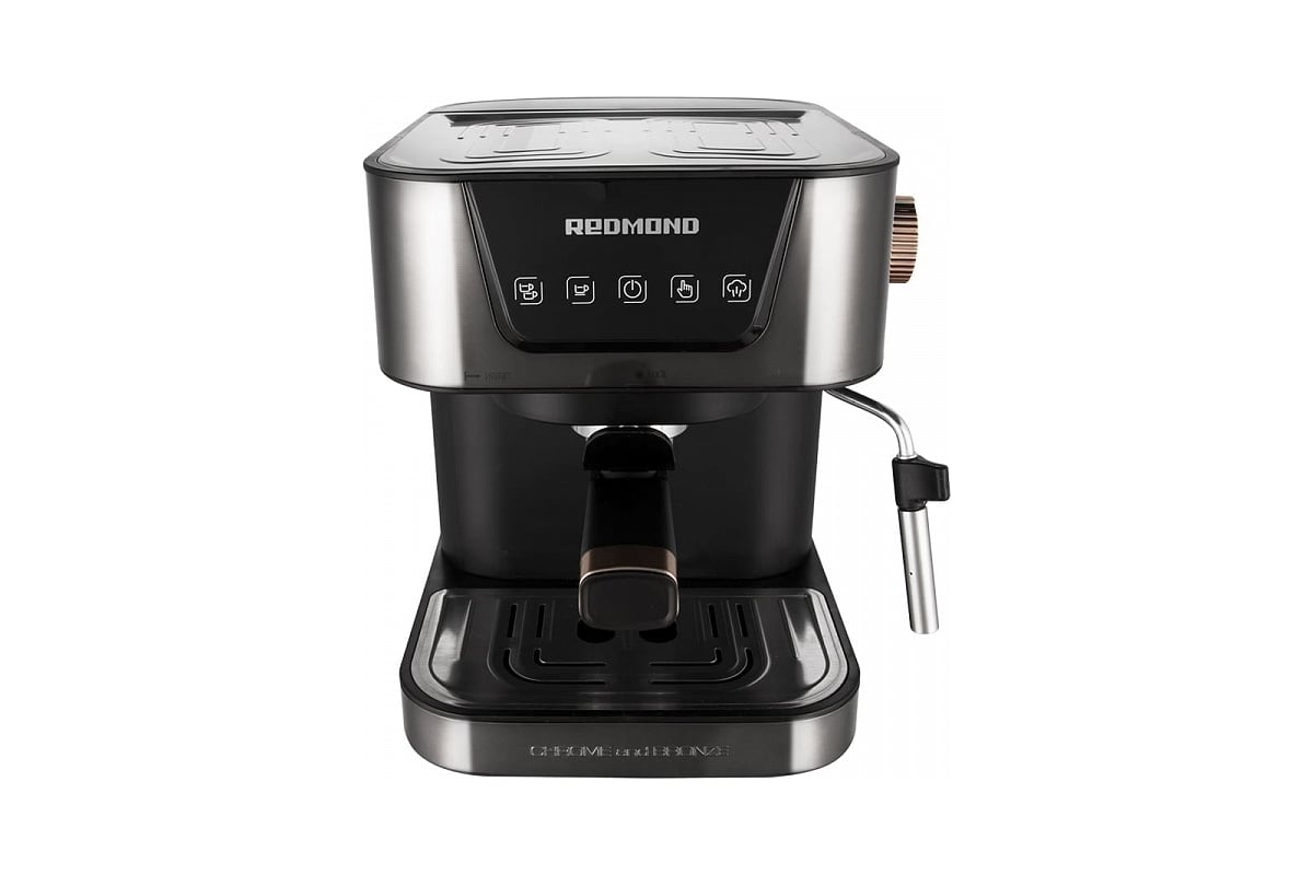 Кофеварка REDMOND RCM-CBM1514, Хром / бронза
