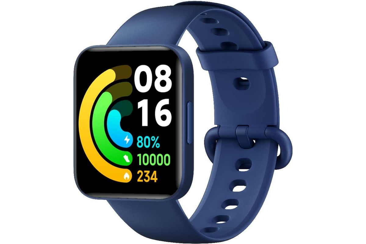Умные часы Xiaomi Poco Watch GL 39 мм, влагозащищенные, синий (BHR5723GL)