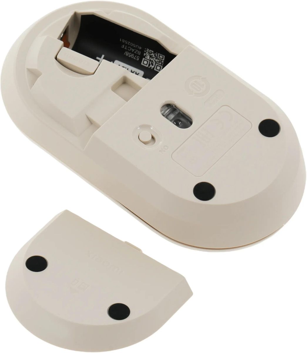 Мышь Xiaomi Wireless Mouse Lite 2, оптическая, беспроводная, USB, белый <BHR8915GL>