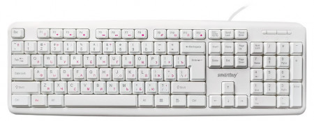 Клавиатура Smartbuy ONE 210, USB, белая [SBK-210U-W]