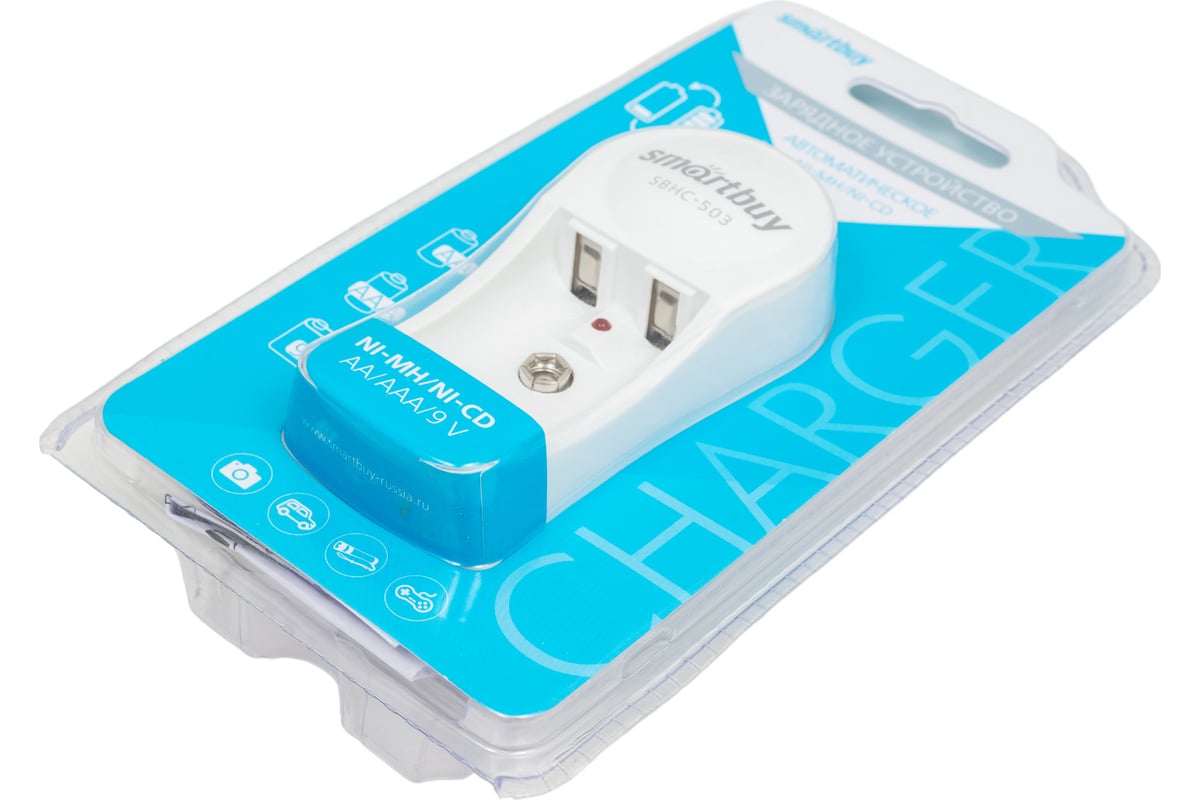 Зарядное устройство для Ni -Mh/Ni-Cd Smartbuy для аккумуляторов автоматическое <SBHC-503>