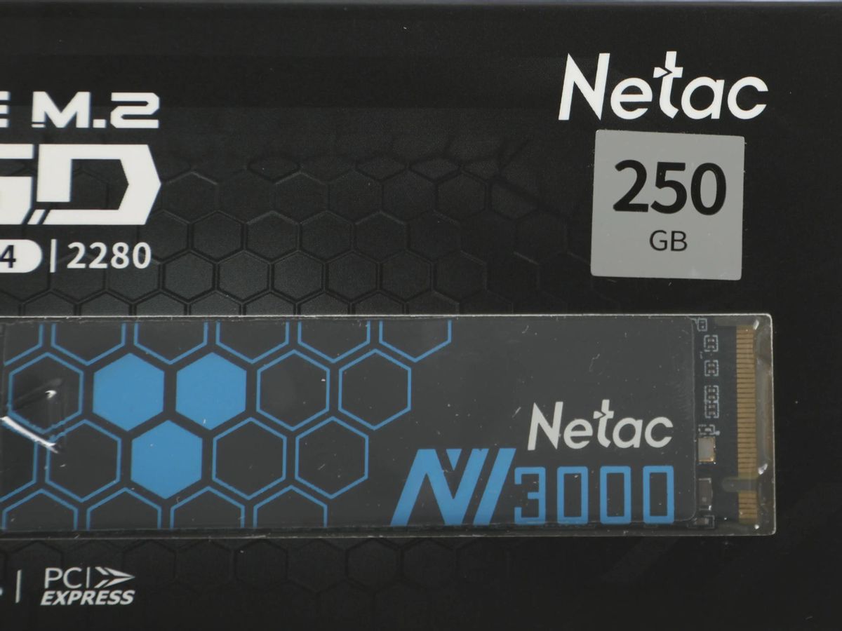 Накопитель SSD Netac 250GB M.2 2280 NV3000 NVMe PCIe NT01NV3000-250-E4X (heat sink)