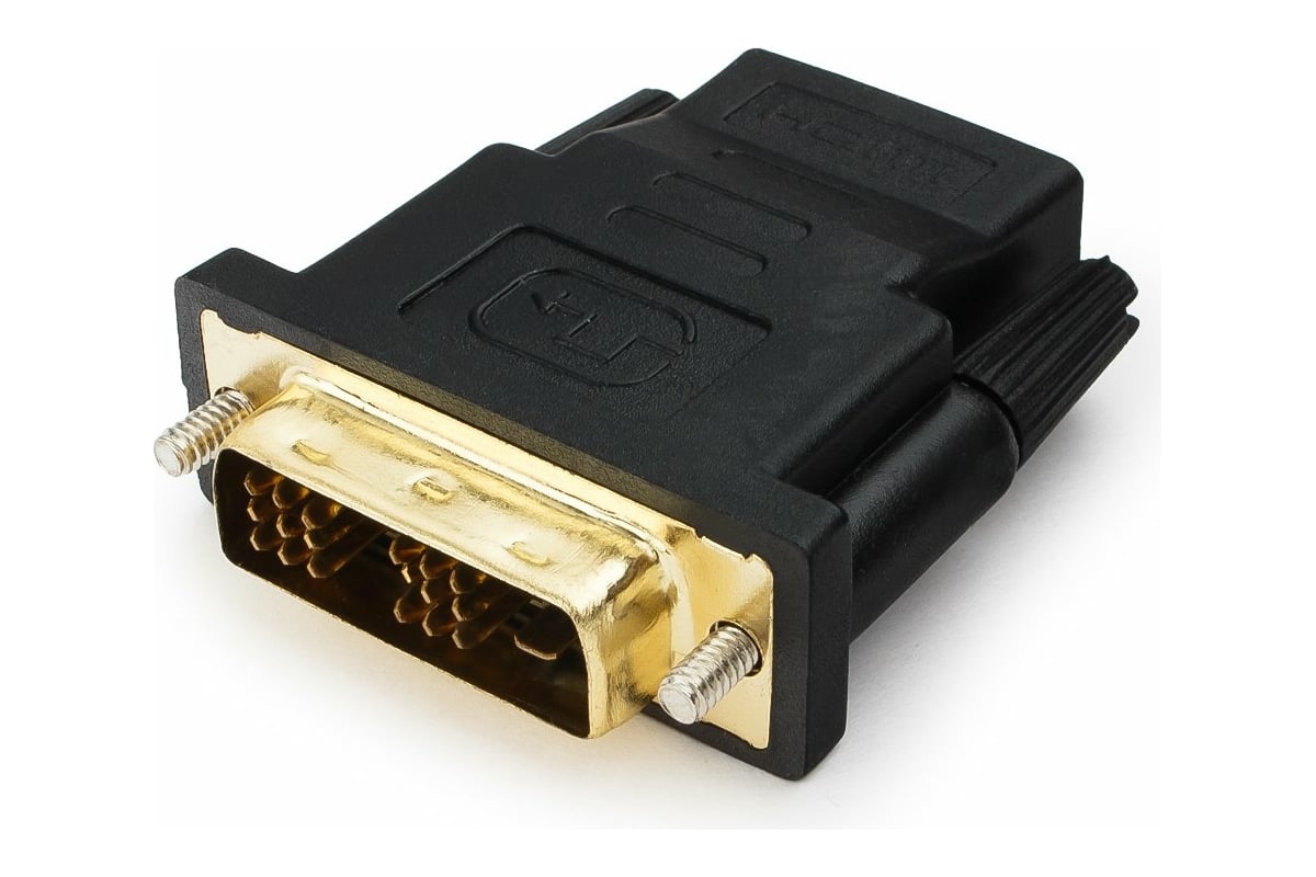Переходник HDMI-DVI Cablexpert, 19F/19M, золотые разъемы (A-HDMI-DVI-2)