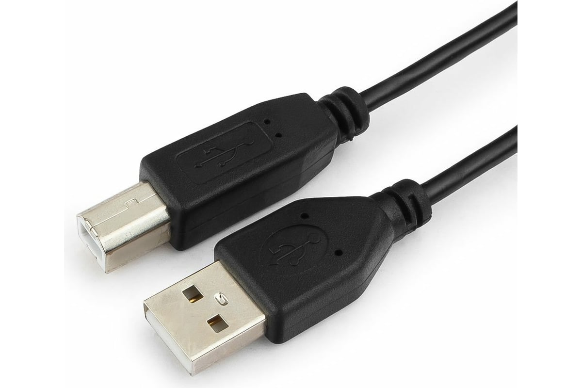 Кабель USB 2.0 AB (m-m) 1,8м Гарнизон GCC-USB2-AMBM-1.8M