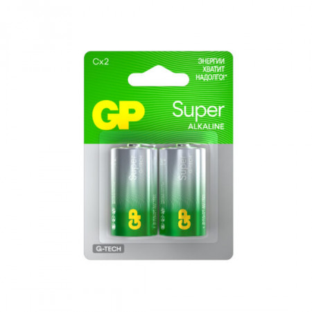 Батарейка GP G-TECH LR14-2BL <14AA21-2CRSBC2>