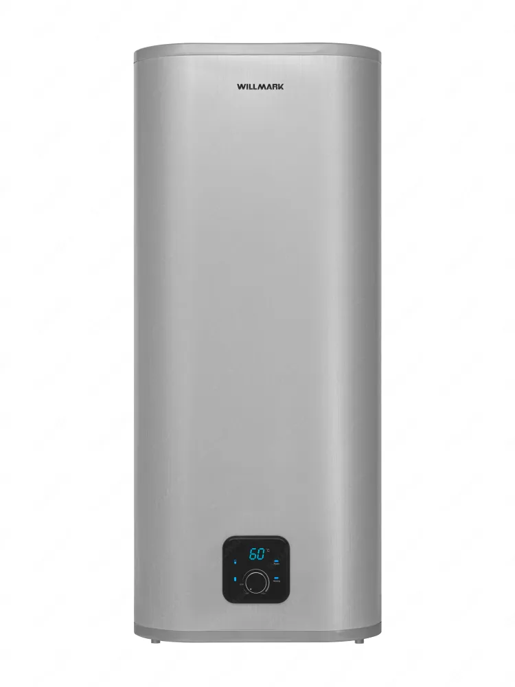 Водонагреватель WILLMARK WWH-100SFS U PRO (100л,2000Вт,нерж.сталь,универс.монтаж,7лет гар.бака,сер)