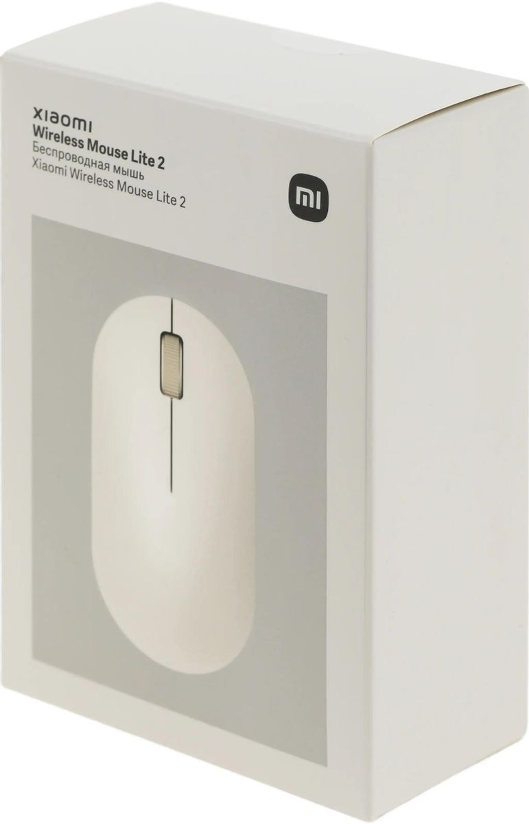 Мышь Xiaomi Wireless Mouse Lite 2, оптическая, беспроводная, USB, белый <BHR8915GL>