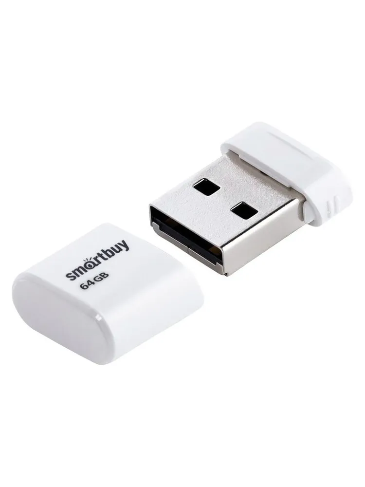 USB накопитель Smartbuy 64GB LARA White (SB64GBLARA-W)