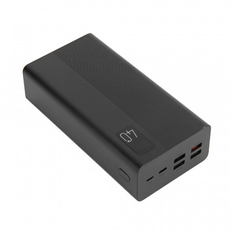 Аккумулятор внешний универсальный Perfeo MOUNTAINS PF_D0144 40000mah/LED дисплей/PD + QC 3.0/Type-C/