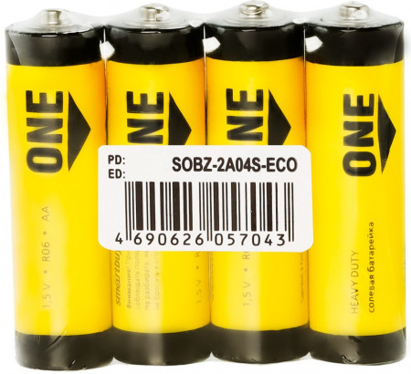 Батарейка Smartbuy ONE [AA, LR6 SOBZ-2A04S, 4шт] цена за шт