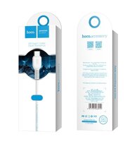 Кабель USB-Lightning Hoco X109 2.4A силикон 2,0м Black