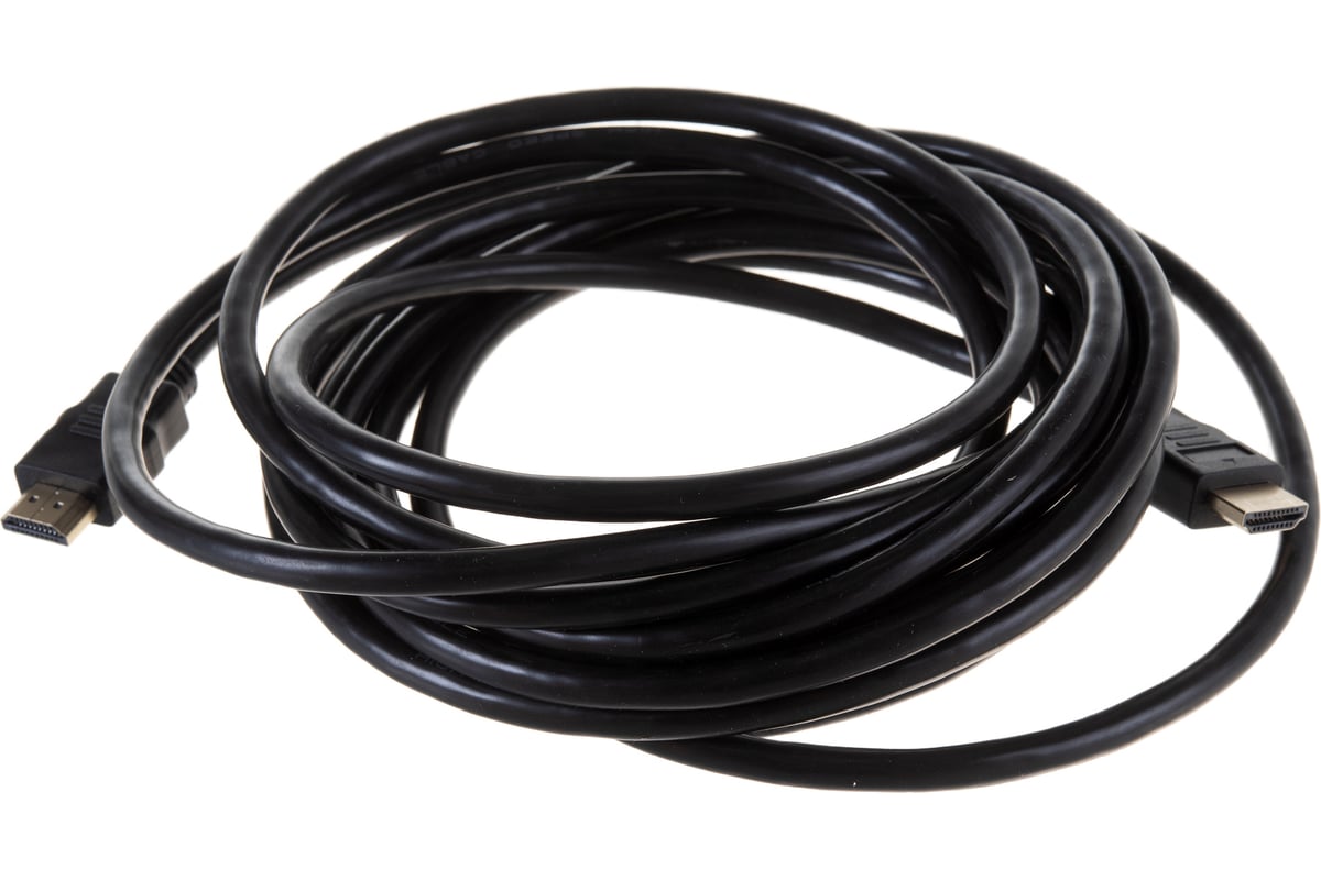 Кабель HDMI-HDMI ver:1.4, 5m, черный, Perfeo H1005
