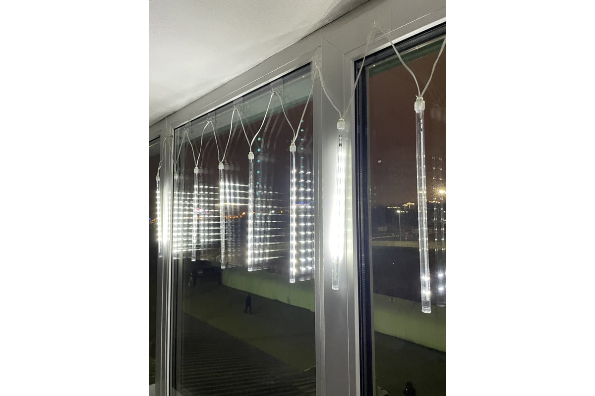 ENOS-02H ЭРА Гирлянда LED Сосульки 2,1м холодный свет, 24V, IP44