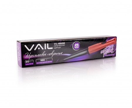 Щипцы для завивки конические VAIL VL-6500 размер  13-25*130 мм