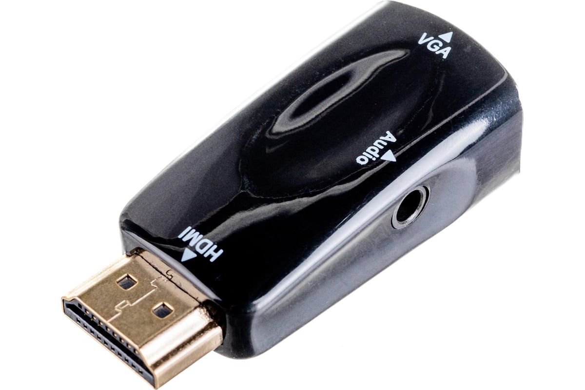 Переходник HDMI-VGA Cablexpert  A-HDMI-VGA-02, 19M/15F